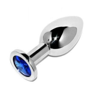 Metal Hard-Analplug Diamond Blue Klein 5.71 cm · Spielzeug aus Glas & Metall (Bild 2)
