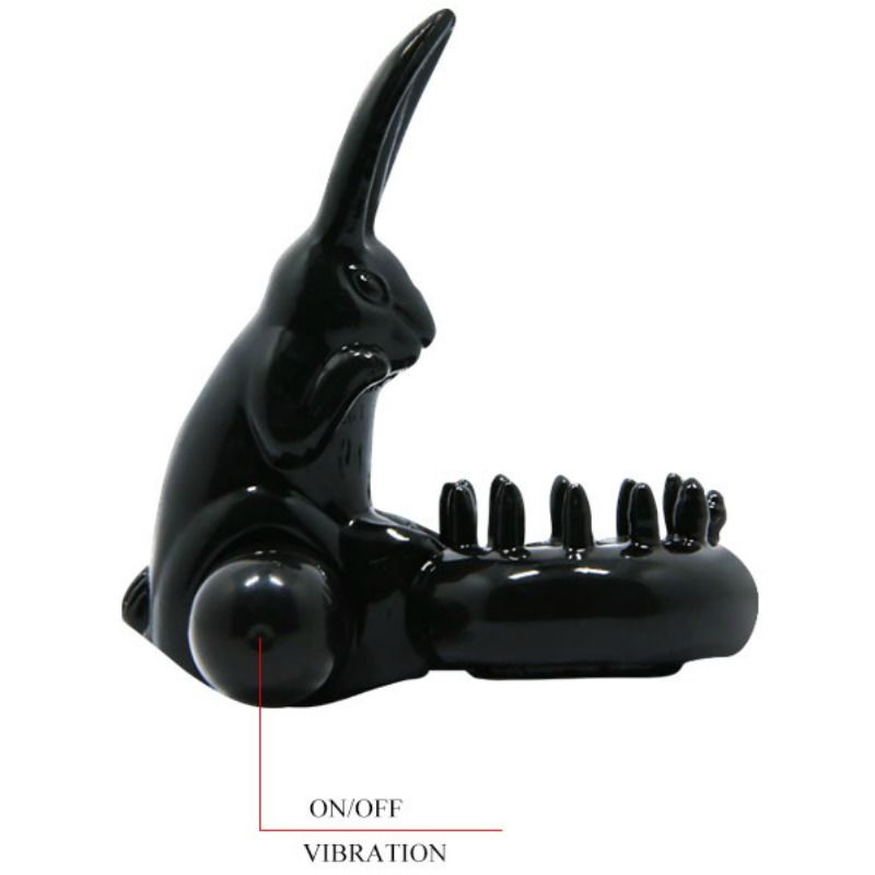 Baile For Him-Vibrierender Ring mit Kaninchen zur Stimulation · Vibratoren (Bild 4)