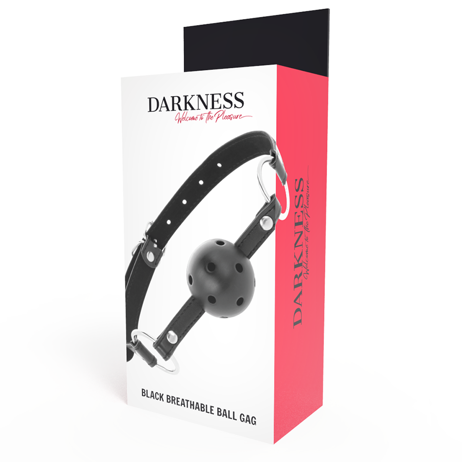 Darkness Bondage-Atmendes Gag aus ökologischem Leder · Sextoys (Bild 9)