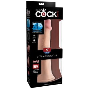 King Cock-Dildo Dreifach Dichte 23 cm-Saugnapf · Sextoys (Bild 5)