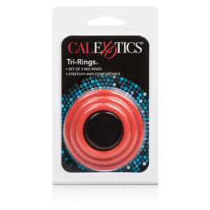 Calexotics-Tri-rings Set Rot-Silikon · Penisringe & -hüllen (Bild 4)