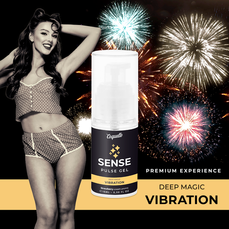 Coquette Cosmetics-Puls Gel Erdbeeren Magic Vibration Premium 15ML · Kosmetika & Aphrodisiaka (Bild 2)