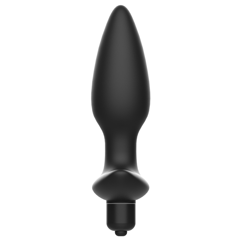 Addicted Toys-Analplug-Massagegerät mit Vibration, Schwarz-Silikon · Sextoys (Bild 3)