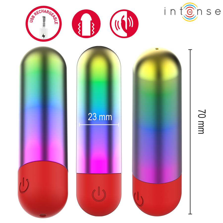 Intense Fun Toys-Debbie Rainbow Vibrations-Klitoris Bullet 70 x · Vibratoren (Bild 4)