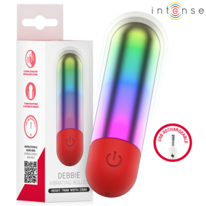 Intense Fun Toys-Debbie Rainbow Vibrierendes Klitoris-Bullet