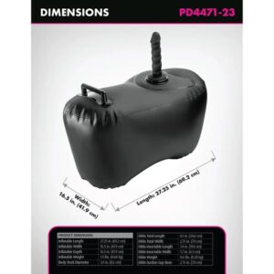 Fetish Fantasy Series-Body Dock aufblasbar Love Seat With Dildo · Erotische Kissen (Bild 4)
