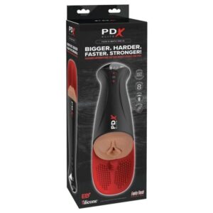 Pdx Elite-Fap-O-Matic Pro XL Automatischer Vibrierender Stroker Braun