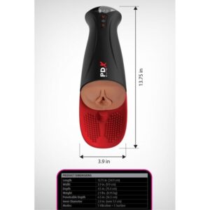 Pdx Elite-Fap-O-Matic Pro XL Automatic Vibrating Stroker Brown · Sextoys (Bild 6)