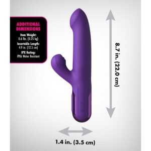 Fantasy For Her Leute Super Sonix Thruster Rabbit 22 cm · Vibratoren (Bild 3)