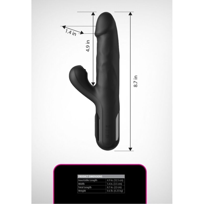 Fetish Fantasy Series-Sonix Silikon Thruster Rabbit Vibrator · Vibratoren (Bild 7)