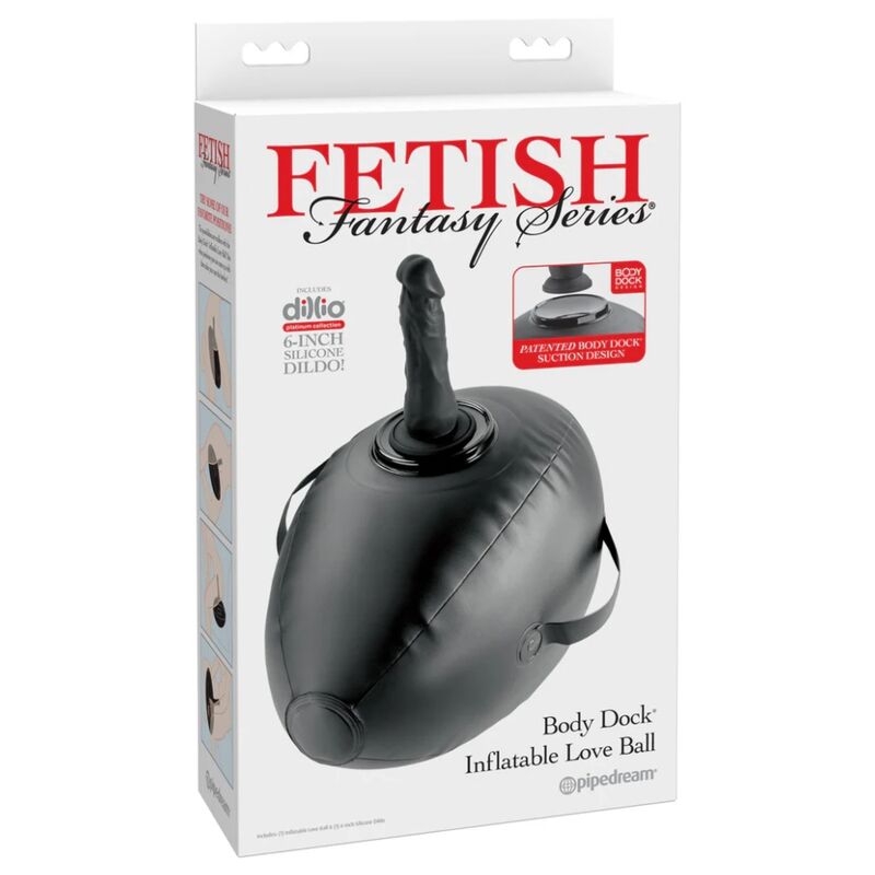 Fetish Fantasy Series-Body Dock Stühle Mit Dildo Schwarz · Erotische Kissen