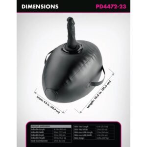 Fetish Fantasy Series-Body Dock Stühle Mit Dildo Schwarz · Erotische Kissen (Bild 5)