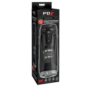 Pdx Elite-Moto-Bator Pro Thrusting Stroker Automatisch Vibrierend