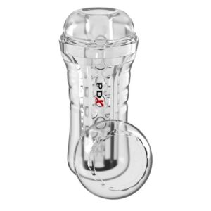 Pdx Elite-ViewTube Plus See-Thru EZ-Grip Transparent Stroker 21 cm · Sextoys (Bild 4)