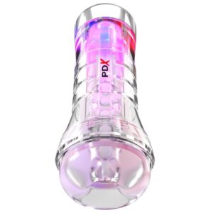 Pdx Elite-Viewtube XXL LED Transparenter Stroker 27.3 CM