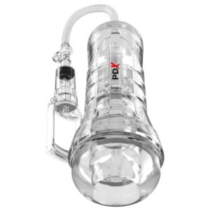 Pdx Elite-ViewTube Vac XXL Transparenter Stroker mit Saugpumpe