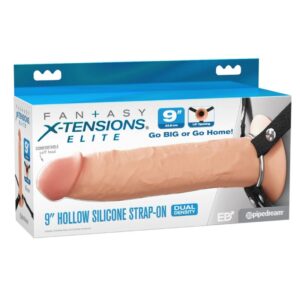 Fantasy X-tensions-Elite Realistischer Hohler Strap-on 24.1 cm