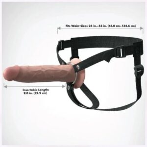 Fantasy X-Spannungen-Elite Realistic Hollow Strap-On 24.1 cm · Strap-on & Harness (Bild 5)