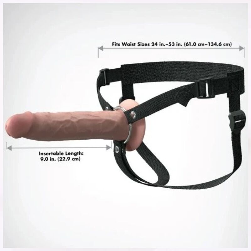 Fantasy X-Spannungen-Elite Realistic Hollow Strap-On 24.1 cm · Strap-on & Harness (Bild 5)