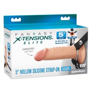 Fantasy X-tensions Elite – Realistischer Hohler Strap-on aus Silikon 12,7 cm