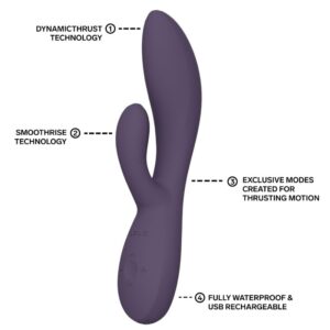Lelo-Ina Thrust Rabbit Vibrator Silikon, Wiederaufladbar, App · Vibratoren (Bild 6)