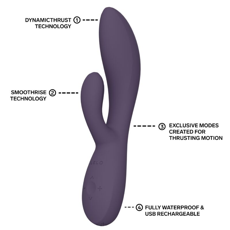 Lelo-Ina Thrust Rabbit Vibrator Silikon, Wiederaufladbar, App · Vibratoren (Bild 6)