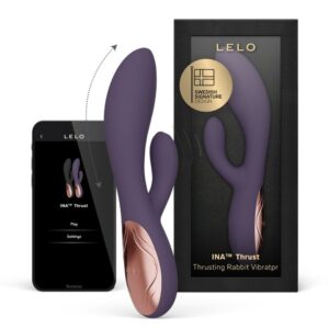 Lelo-Ina Thrust Rabbit Vibrator Silikon, Wiederaufladbar, App · Vibratoren