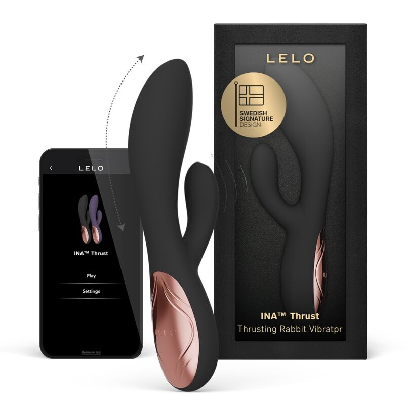 Lelo-Ina Thrust Rabbit Vibrator Silikon, Wiederaufladbar, App · Vibratoren (Bild 11)
