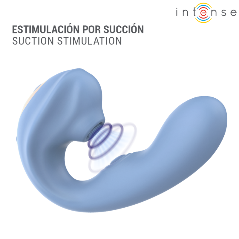 Intense High Tech-Gina Multifunktional Stimulator Klitoris Blau · Vibratoren (Bild 3)