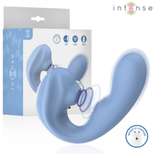 Intense High Tech-Gina Multifunktionaler Klitoris-Stimulator Blau