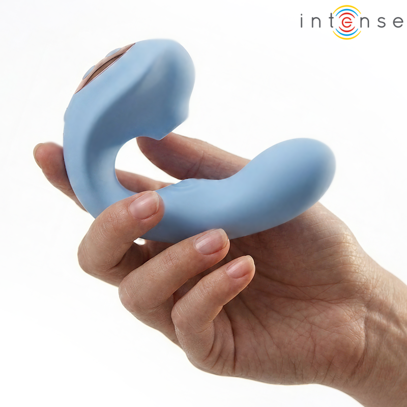 Intense High Tech-Gina Multifunktional Stimulator Klitoris Blau · Vibratoren (Bild 2)
