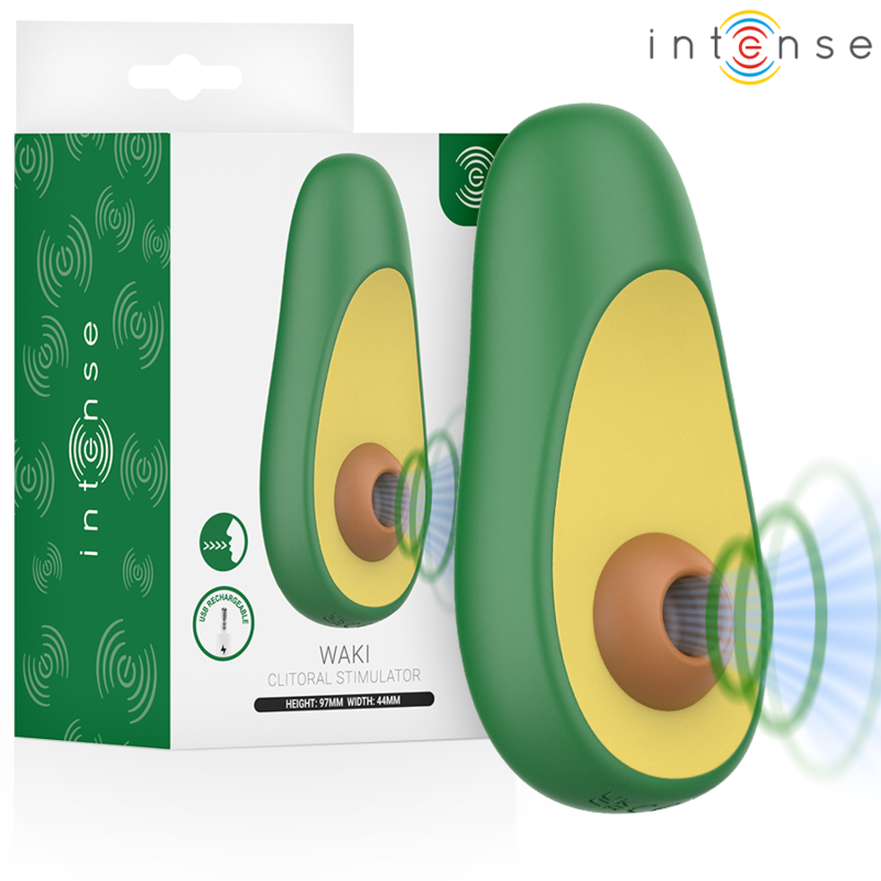 Intense Fun Toys-Waki Avocado Klitoris-Stimulator mit