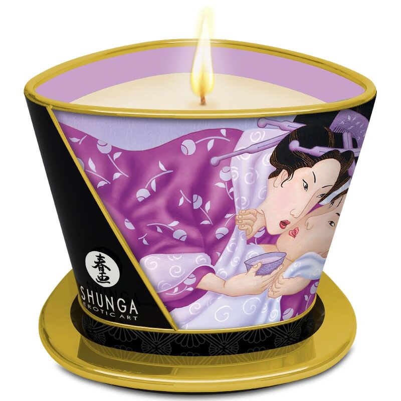 Shunga Kerze Massage Lavendel 170 ml · Kosmetika & Aphrodisiaka (Bild 3)
