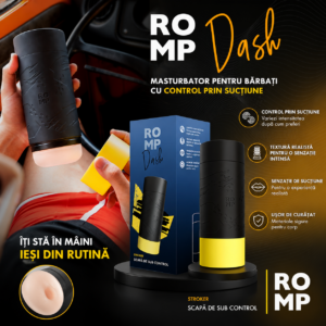 Romp-Dash Masturbator für Männer mit Saugsteuerung 20 cm-TPE