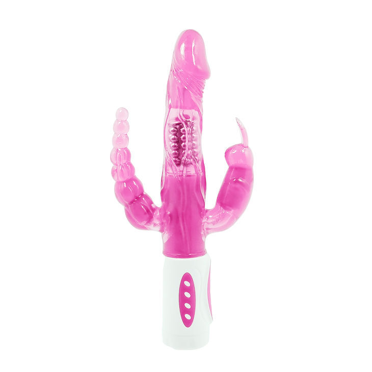 Baile Rotations-Pretty Bunny Dreifach-Rotationsvibrator-12 Stufen