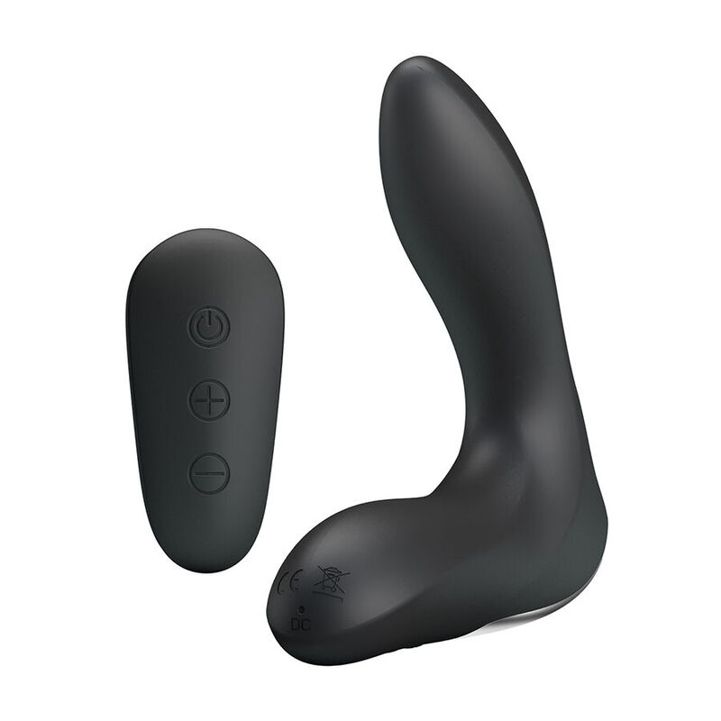 Mr Play-Prostata-Massagegerät mit Vibration und Fernbedienung-Silikon, 12 Stufen