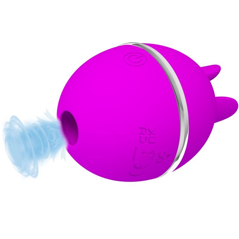 High Tech-Gemini Ball Vibrator Rund Lila Silikon-3 Geschwindigkeiten · Vibratoren