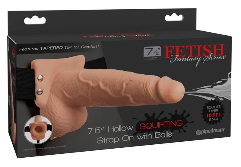 Fetish Fantasy Series-Verstellbarer Harness mit Hohlem Realistischem Penis und
