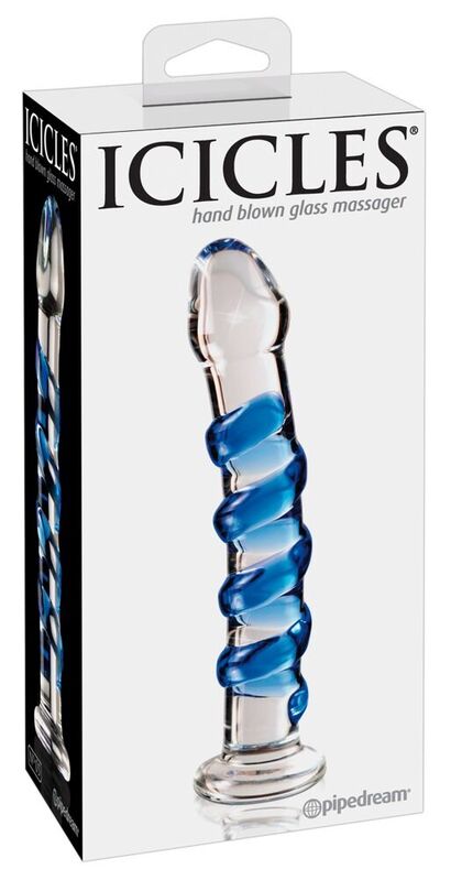 Icicles-Nr. 05 Massager aus Glas