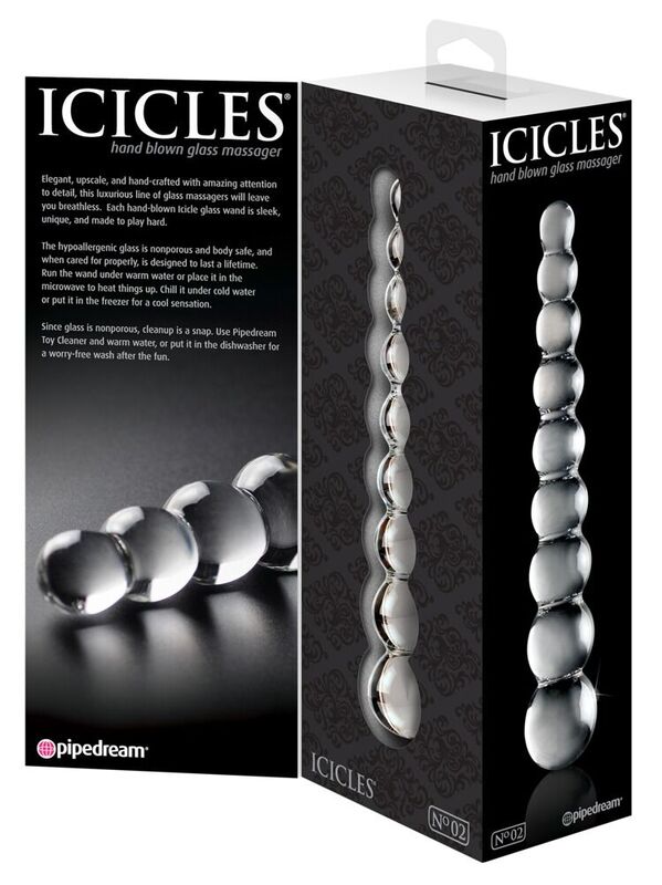 Icicles-Nr. 2 Masseur aus Glas · Spielzeug aus Glas & Metall (Bild 3)