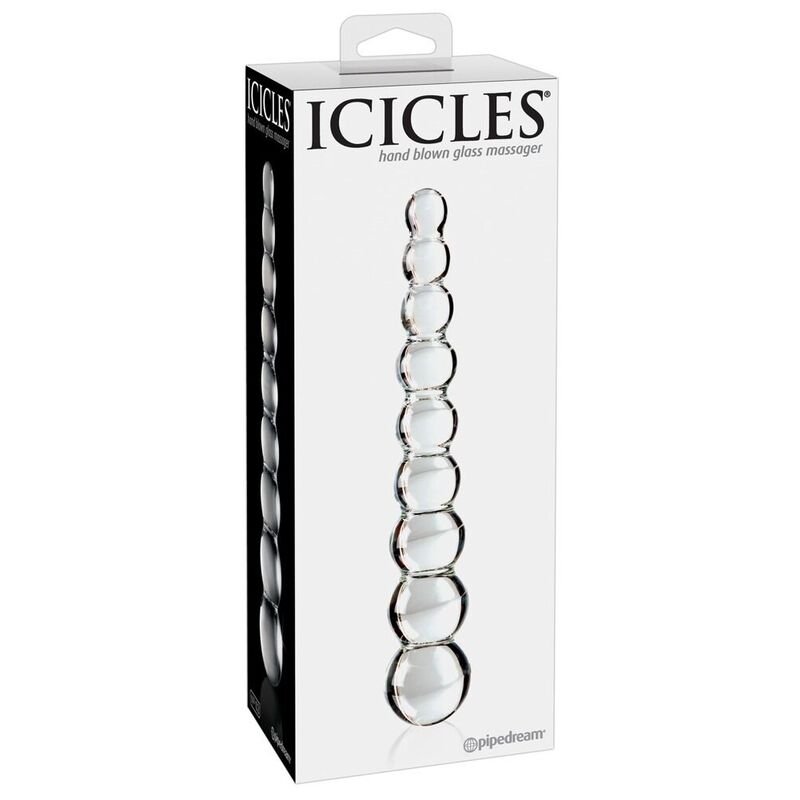 Icicles-Nr. 2 Masseur aus Glas · Spielzeug aus Glas & Metall