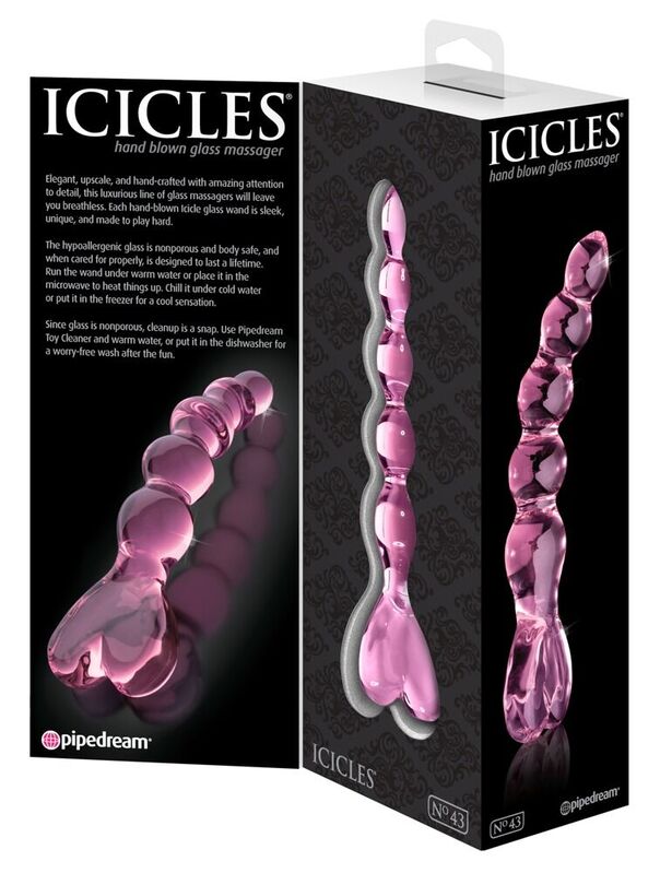 Icicles-Nr. 43 Masseur aus Glas · Spielzeug aus Glas & Metall (Bild 5)