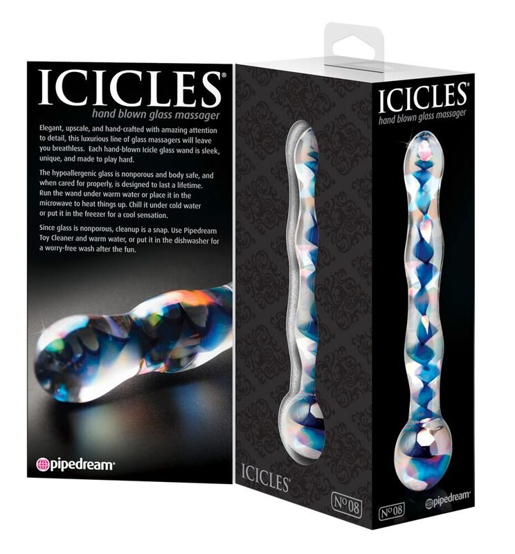 Icicles-Nr. 8 Masseur aus Glas · Spielzeug aus Glas & Metall (Bild 5)