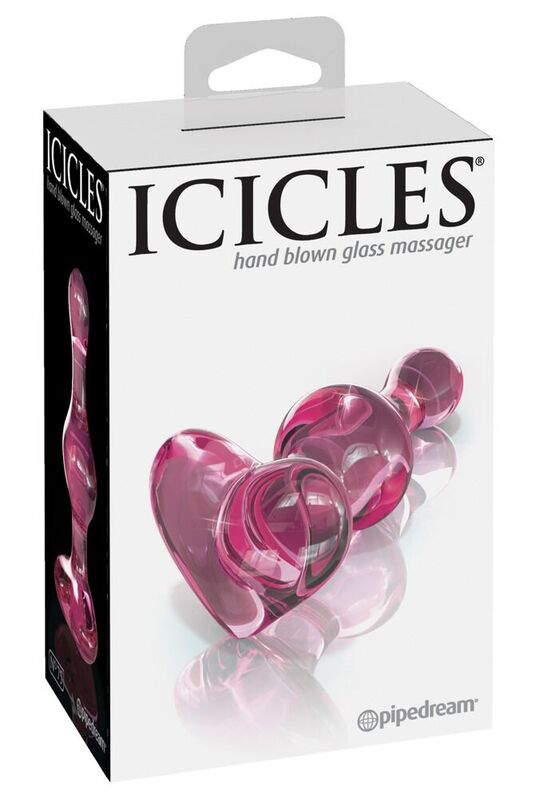 Icicles-Nr. 75 Dildo in Flaschen · Spielzeug aus Glas & Metall