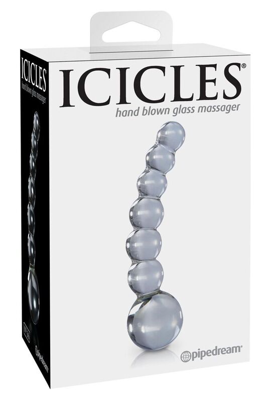 Icicles-N. 66 Massager Transparent-Glas