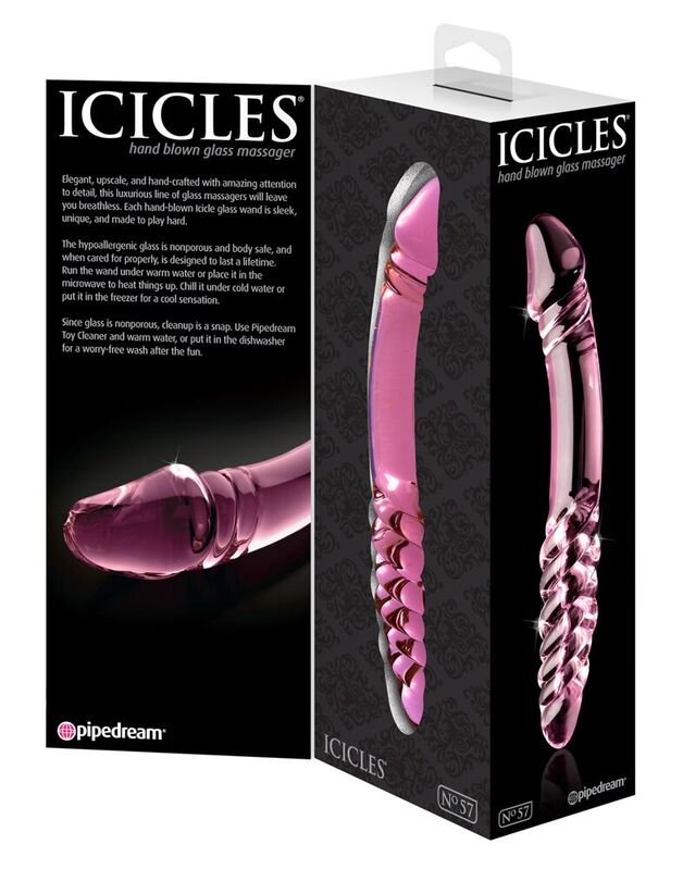Icicles-Nr. 57 Massageglas · Spielzeug aus Glas & Metall (Bild 5)