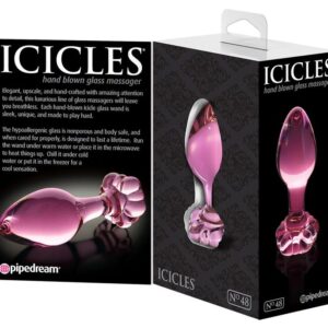 Icicles-Nr. 48 Masseur Kristall nach Punkt P-Flasche · Spielzeug aus Glas & Metall (Bild 3)
