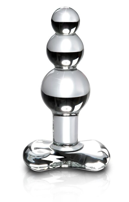 Icicles-Nr. 47 Crystal Massager-Flasche · Spielzeug aus Glas & Metall (Bild 5)