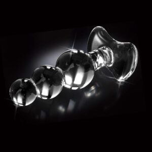Icicles-Nr. 47 Crystal Massager-Flasche · Spielzeug aus Glas & Metall (Bild 8)