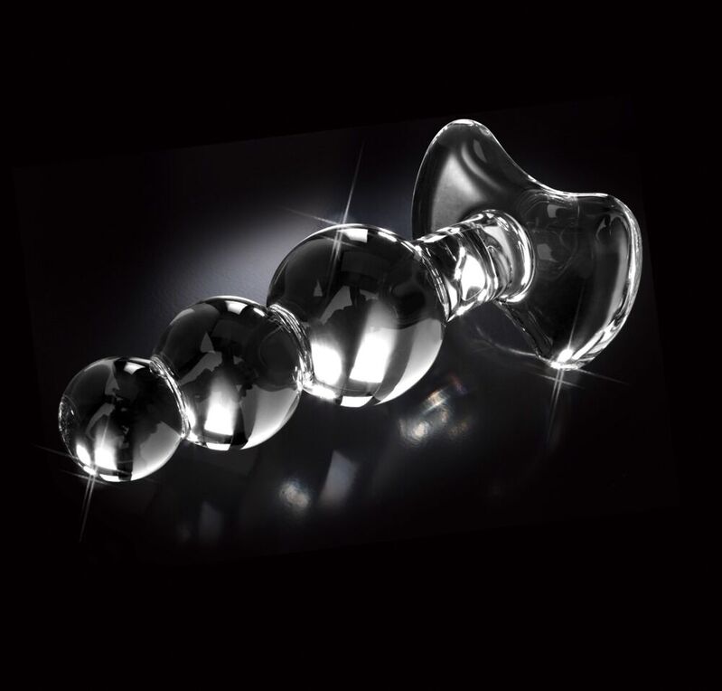 Icicles-Nr. 47 Crystal Massager-Flasche · Spielzeug aus Glas & Metall (Bild 8)